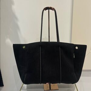 Chic Black Designer Tote Bag